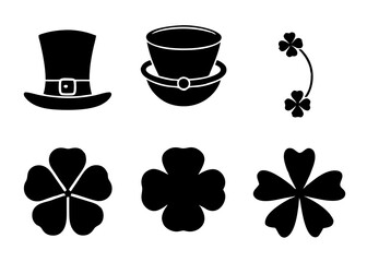 St. Patrick's Day Square vector illustration 