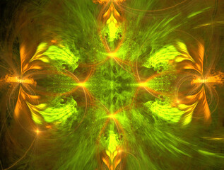 Imaginatory fractal abstract background Image