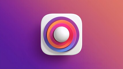 Abstract 3D icons