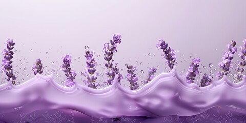 Wall Mural - purple flower