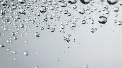 Raindrop in clean background