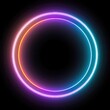 © Marko - A neon circle. colorful neon