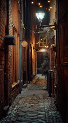 Poster - Night View On Bruges. Bergen. Norway