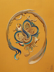 Wall Mural - Dunhuang mural elements