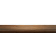 © pornchai - empty wooden table front view isolated PNG transparent