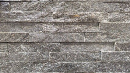 Wall Mural - tiles gray background with old brick lines marble gray bricks