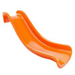 © ekampos - Orange slide for kids, isolated, transparent background, png