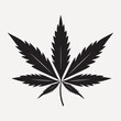 © Rawpixel.com - Black cannabis leaf silhouette design