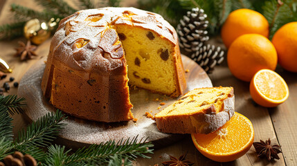 panettone traditional christmas cake