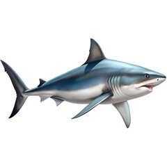 shark isolated on white background