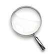 © ruangrit19 - Transparent Magnifying Glass Isolated on White Background