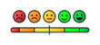 © Павел Озарчук - Mood Level Icon. Emoji icon. Flat style. Vector icons.