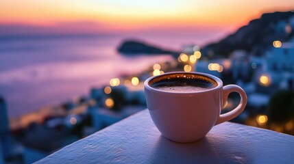 Canvas Print - Coffee on Table