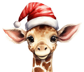 Poster - PNG Cute baby giraffe cartoon mammal animal.