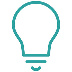 Sticker - light bulb icon