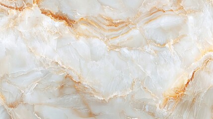 Sticker - White and Gold Marble Texture.