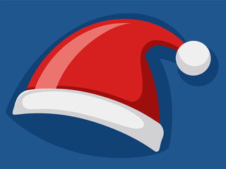 Wall Mural - Christmas hat illustration generated by ai