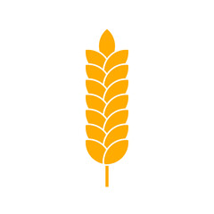 Canvas Print - wheat / grain icon vector design template