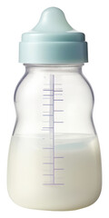 Wall Mural - PNG Baby bottle milk white background refreshment.