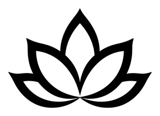 Sticker - PNG Lotus icon plant white leaf.