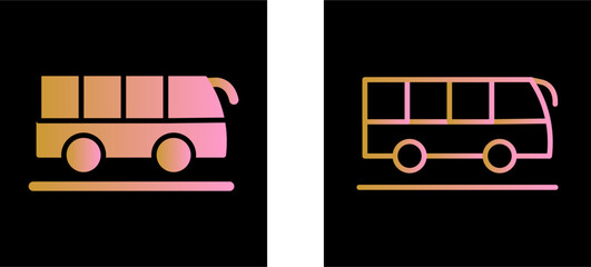 Wall Mural - Bus Vector Icon