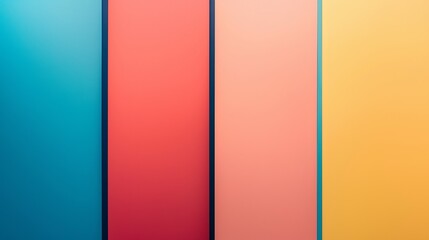 Wall Mural - Vibrant four-color abstract wallpaper background with bold shades of red, blue, yellow, and green in geometric design, ideal for modern digital displays, website headers, and creative graphic design p