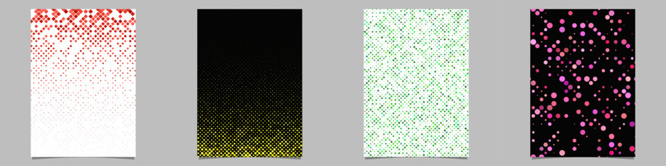 Wall Mural - abstract geometrical brochure background collection