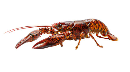 Clear background image of a delicious lobster, ideal for chinese dishes and seafood-themed projects and food displays