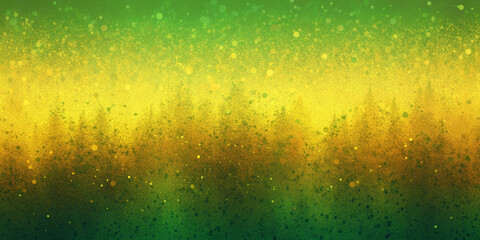 Wall Mural - A gradient background transitioning from forest green to golden yellow with scattered noise texture.