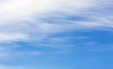 Wall Mural - White clouds in blue sky