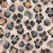 © Yasmeen - Watercolor Leopard Seamless Pattern