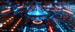 © Starkreal - Virtual Music Interface: Futuristic  Holographic Display for Entertainment Technology and Digital Media