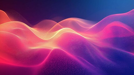 A clean and modern minimalist tech background featuring abstract digital waves, leaving ample space in the center for text.