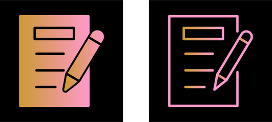 Sticker - Notes Vector Icon