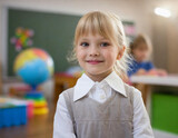 Dziewczynka w przedszkolu