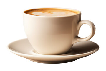 Canvas Print - PNG Coffee cup saucer drink.