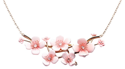 Wall Mural - PNG Necklace blossom jewelry flower.