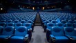 © duyina1990 - Empty Blue Seats In Movie Theater