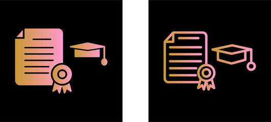 Poster - Graduation Vector Icon