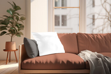 Sticker - Cushion pillow cover png mockup, transparent design