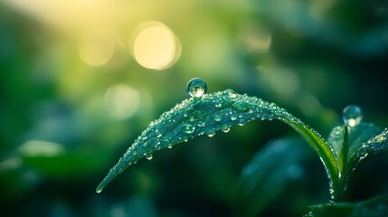 Wall Mural - drop of water