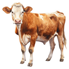 Sticker - PNG Cow livestock mammal cattle.