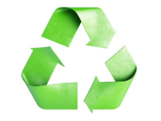 a green recycle symbol