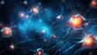 © nilanka - Macro shot of neurons with synaptic connections