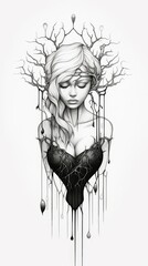 Canvas Print - Compassionate Linework Tattoo