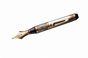 Canvas Print - Engraved Victorian Fountain Pen