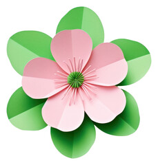 Wall Mural - PNG Blossom flower petal plant.