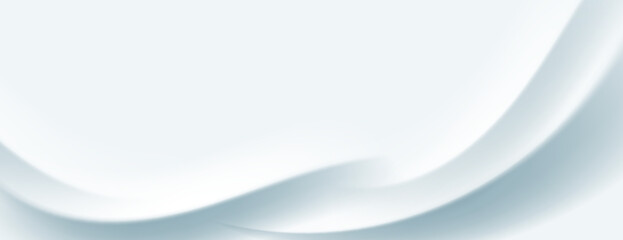 Wall Mural - white wavy texture background. abstract wave design
