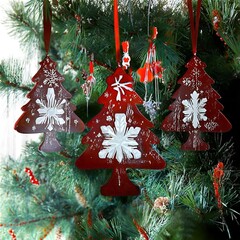 Wall Mural - christmas tree decorations