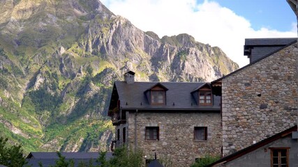 Wall Mural - Beautiful Cerler town in Pirineos, Huesca (Spain)